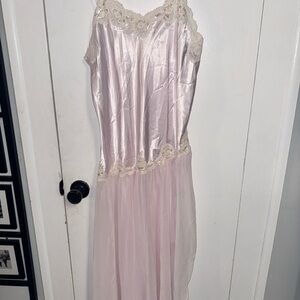 Victoria's Secret Pink Chemise with Lace Trim